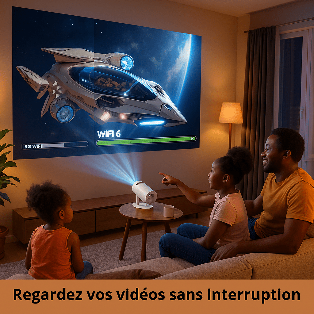 Mini Projecteur Y300 – Cinéma HD Portable( Haute Définition) - Nimba/Market