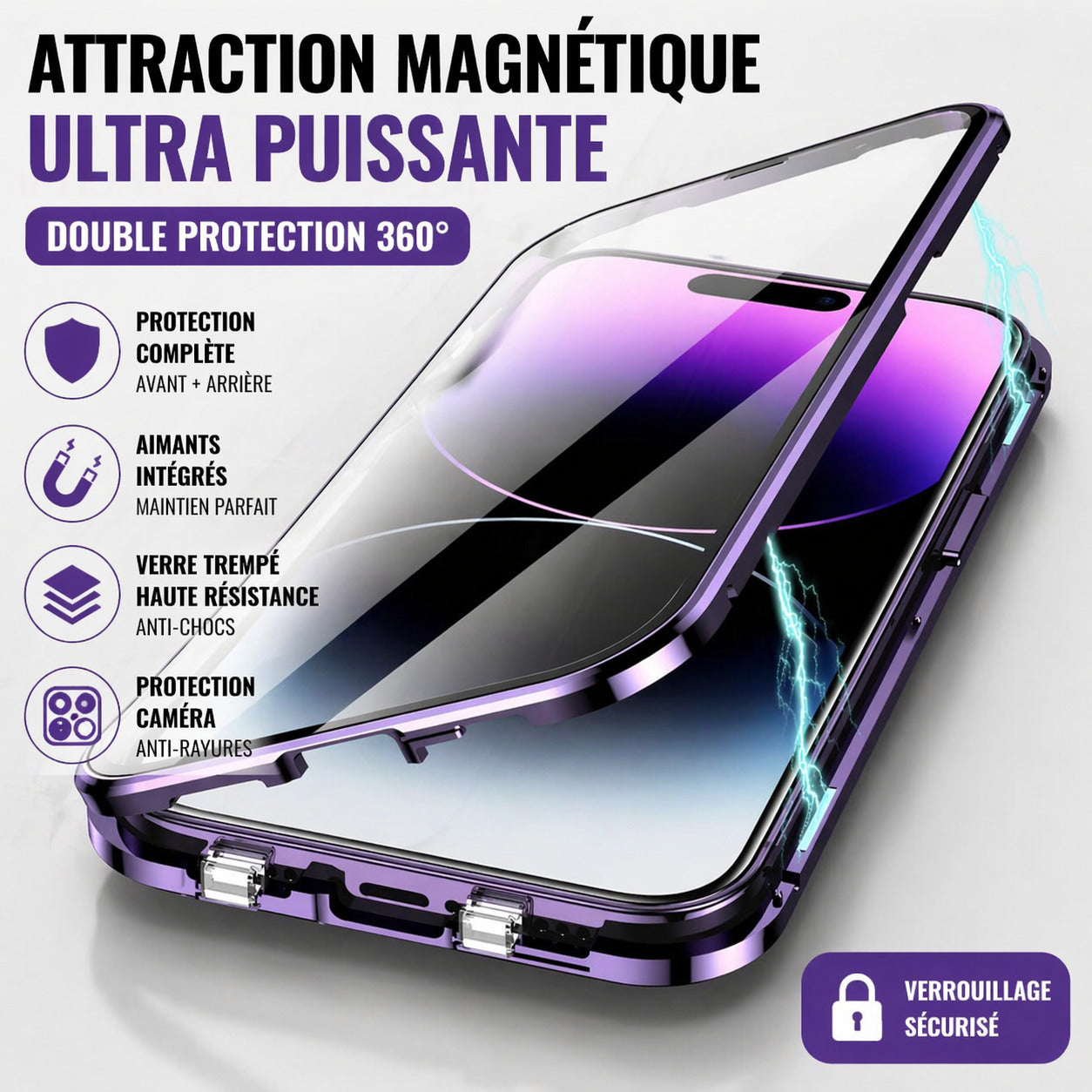 Protection complète 360° pour téléphone premium