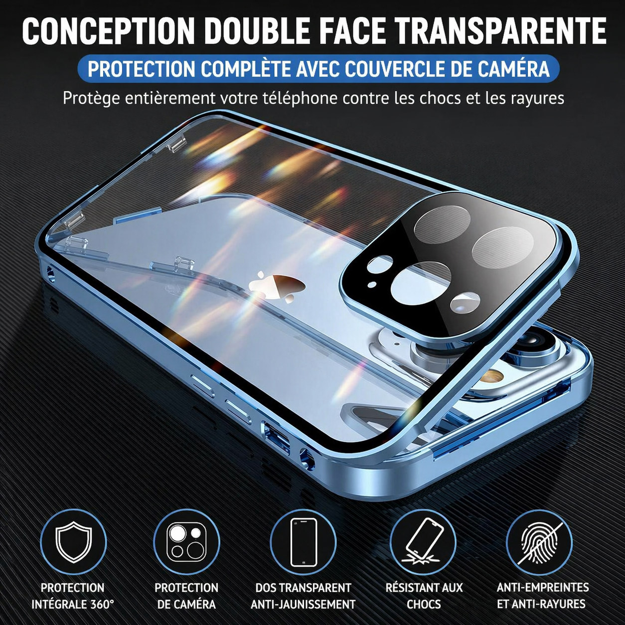 Protection complète 360° pour téléphone premium