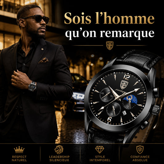 Montre Élégance Prestige – Style & Puissance au Poignet