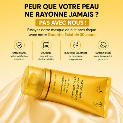 Masque Nuit Éclat – Teint Propre & Lumineux