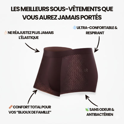 Kit de Boxers Homme en Fibre de Bambou – Ultra Confort & Respirant+2 offerts