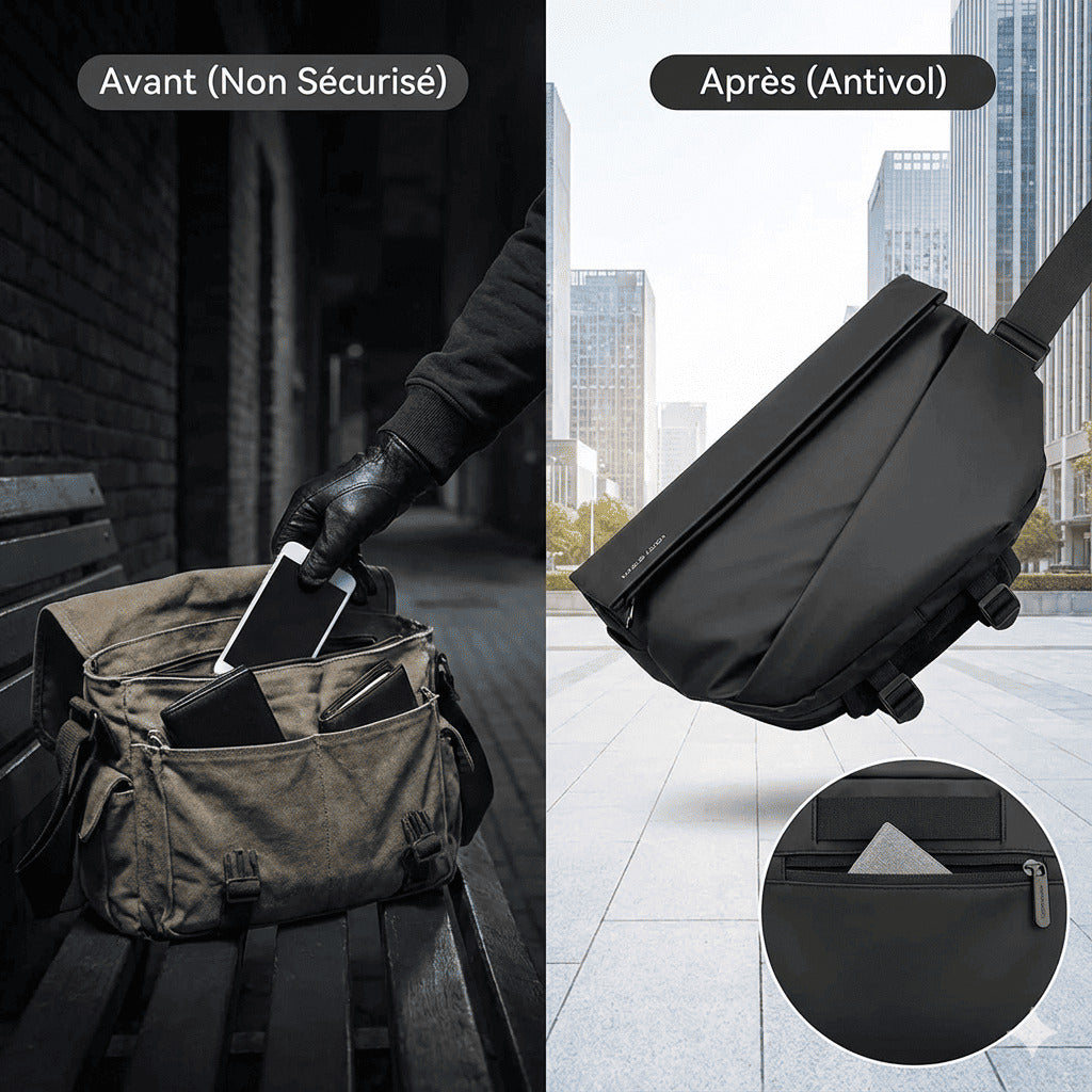 Sac de Poitrine Pliable – Imperméable & Grande Capacité