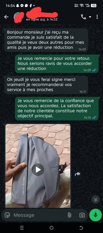Sac de Poitrine Multifonction – Élégant, Sécurisé et Grande Capacité - Nimba Market