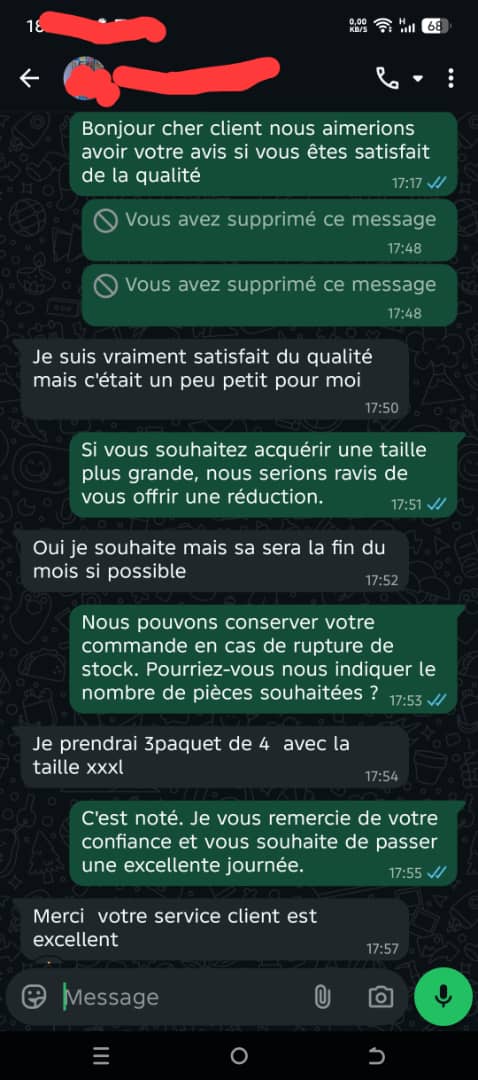 Boxers Homme en Fibre de Bambou Anti - Démangeaisons Premium – Ultra Confort & Respirant Pack de 4+2 offerts - Nimba Market