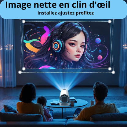 Mini Projecteur Y300 – Cinéma HD Portable( Haute Définition) - Nimba/Market